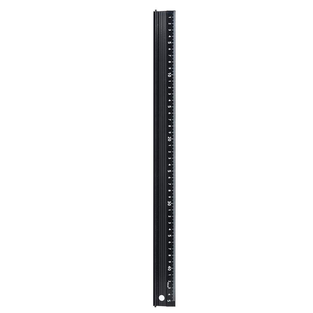 Durable Aluminum Alloy L-Shaped Cutting Ruler 45cm - Precision Measuring Tool for Office, Crafting, DIY Projects & School Supplies | Perfect for Architects, Engineers & Artists