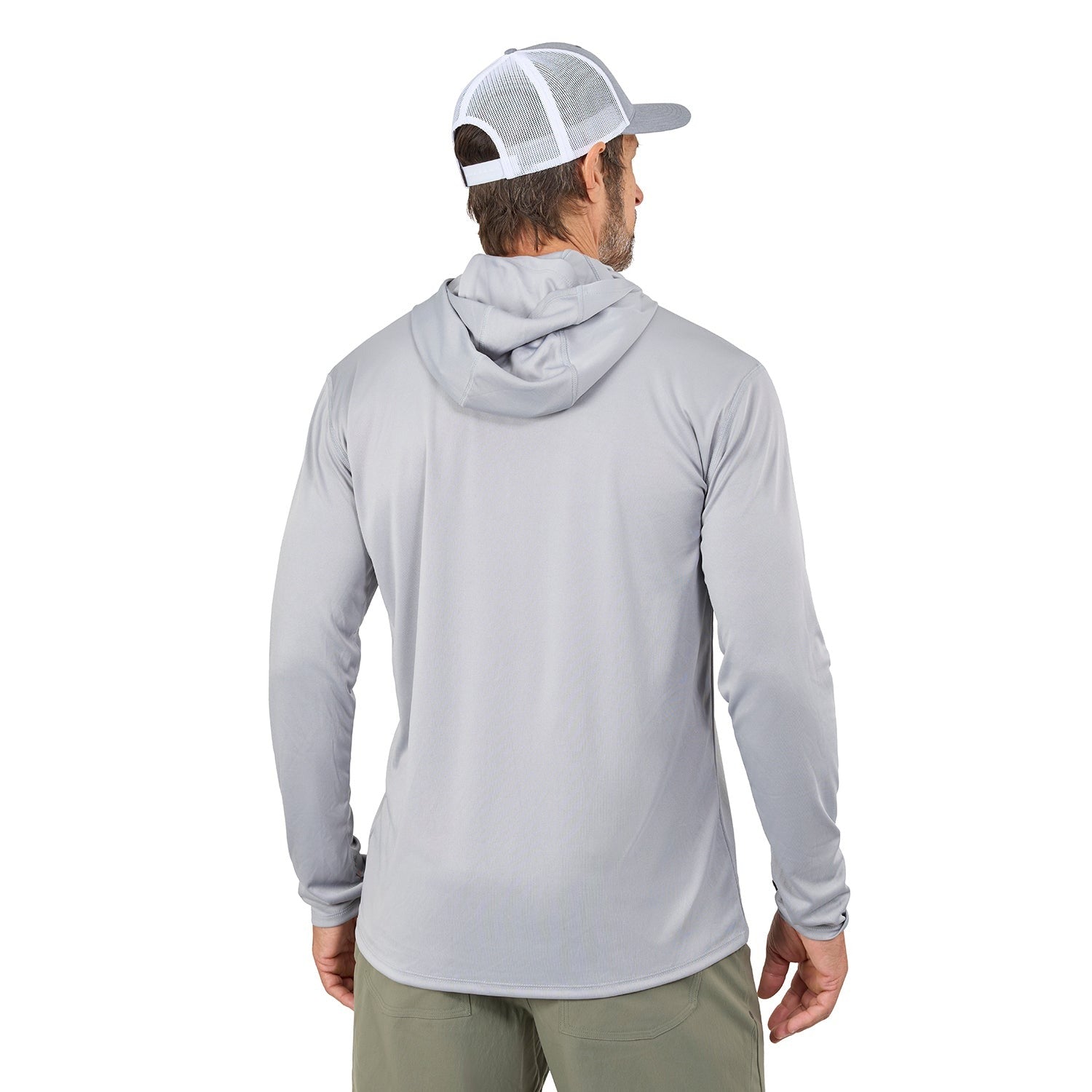 Grundens Tough Sun Masked Hoodie - UPF 50+ Sun Protection Fishing Hoodie for Men & Women - Perfect for Fishing, Hiking, and Outdoor Activities