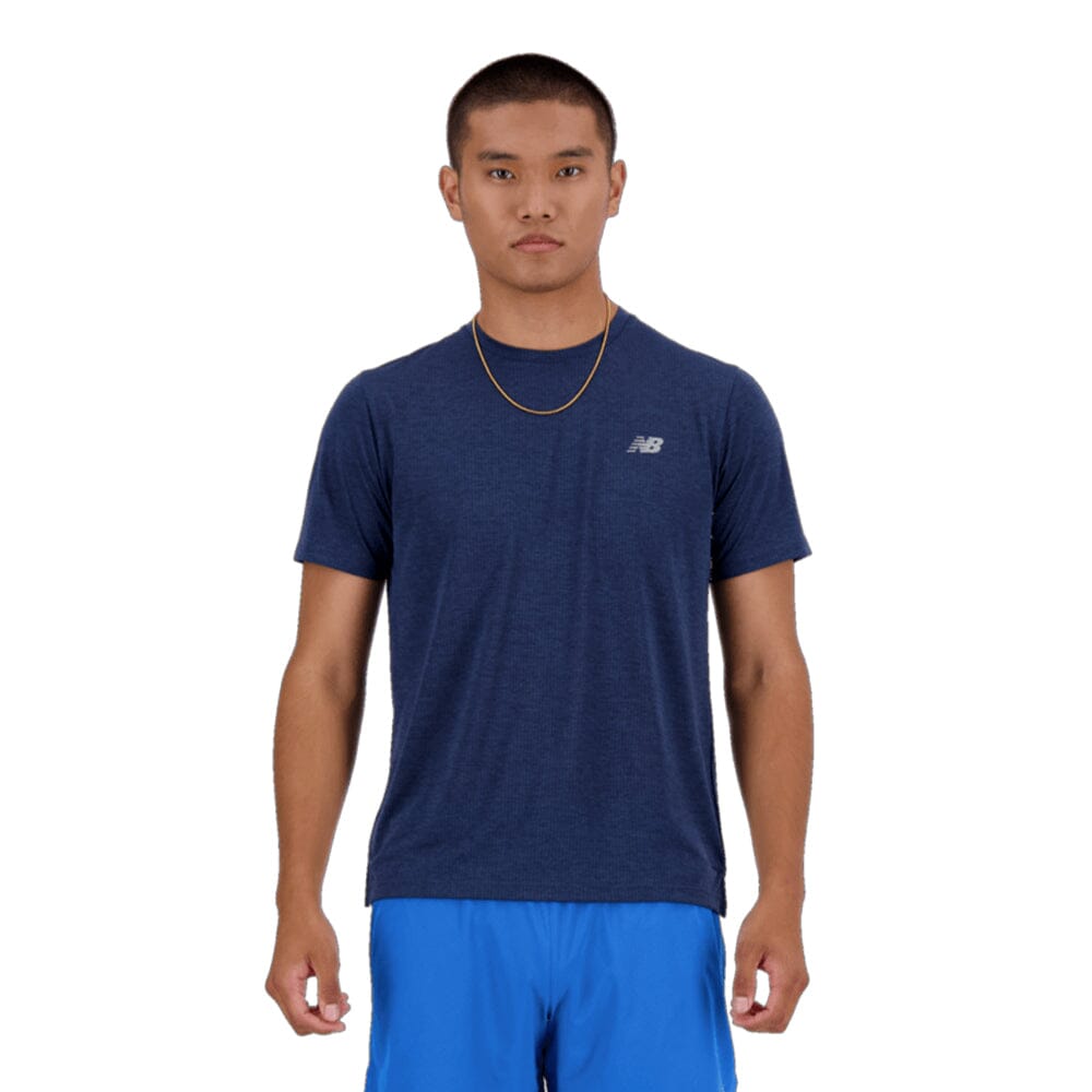 New Balance Men's Athletic Performance T-Shirt - Lightweight, Moisture-Wicking Workout Top for Running, Gym & Training - Comfortable Activewear for Men