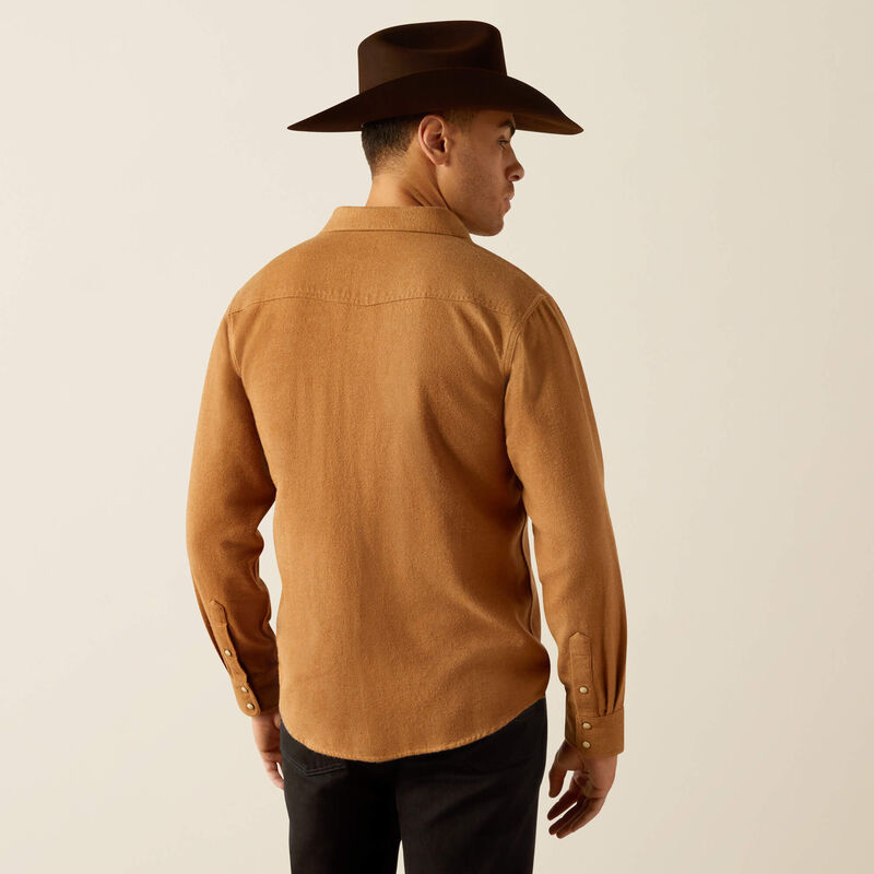 Ariat Hyde Retro Fit Shirt - Western Style Plaid Button-Up for Men | Comfortable & Durable Cowboy Shirt for Rodeo, Ranch Work & Casual Wear