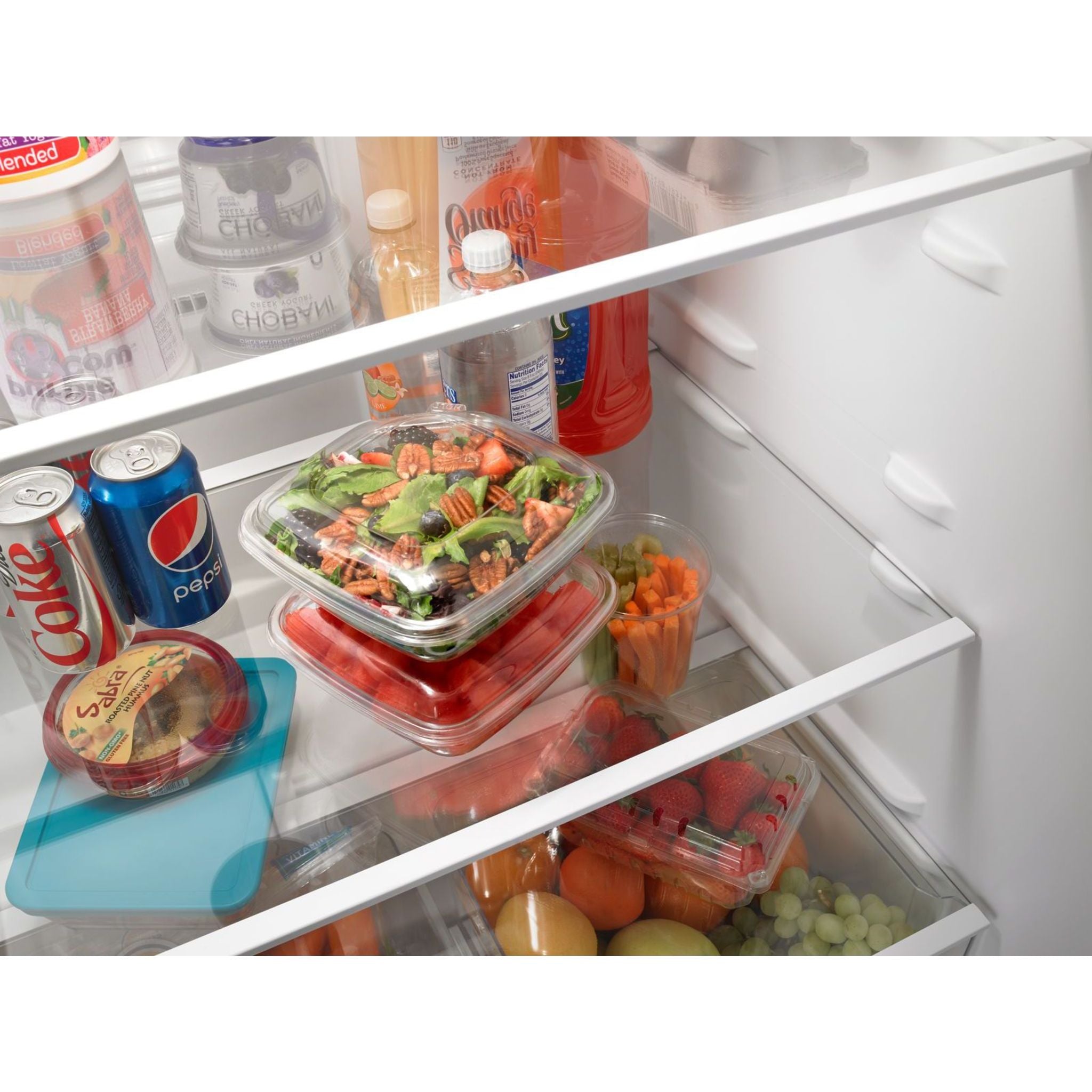 Amana 18.3 Cu. Ft. Top Freezer Refrigerator (ART318FFDW) - Energy Star Certified, White - Perfect for Kitchens, Apartments & Small Spaces