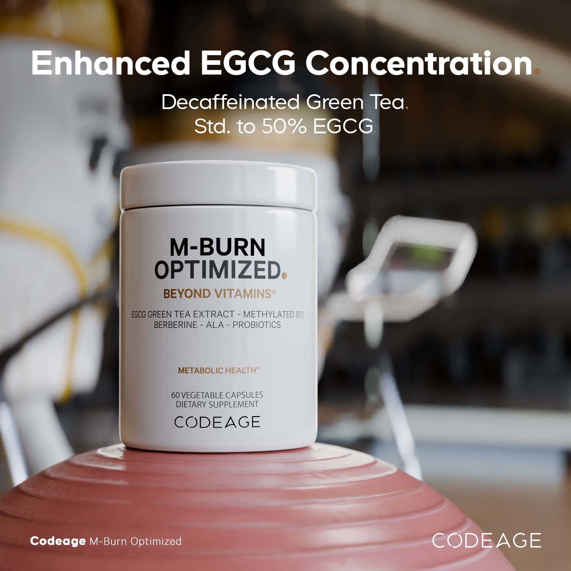 Codeage M Burn Optimized Fat Burner Supplement for Men - Boost Metabolism & Energy for Workouts & Weight Loss