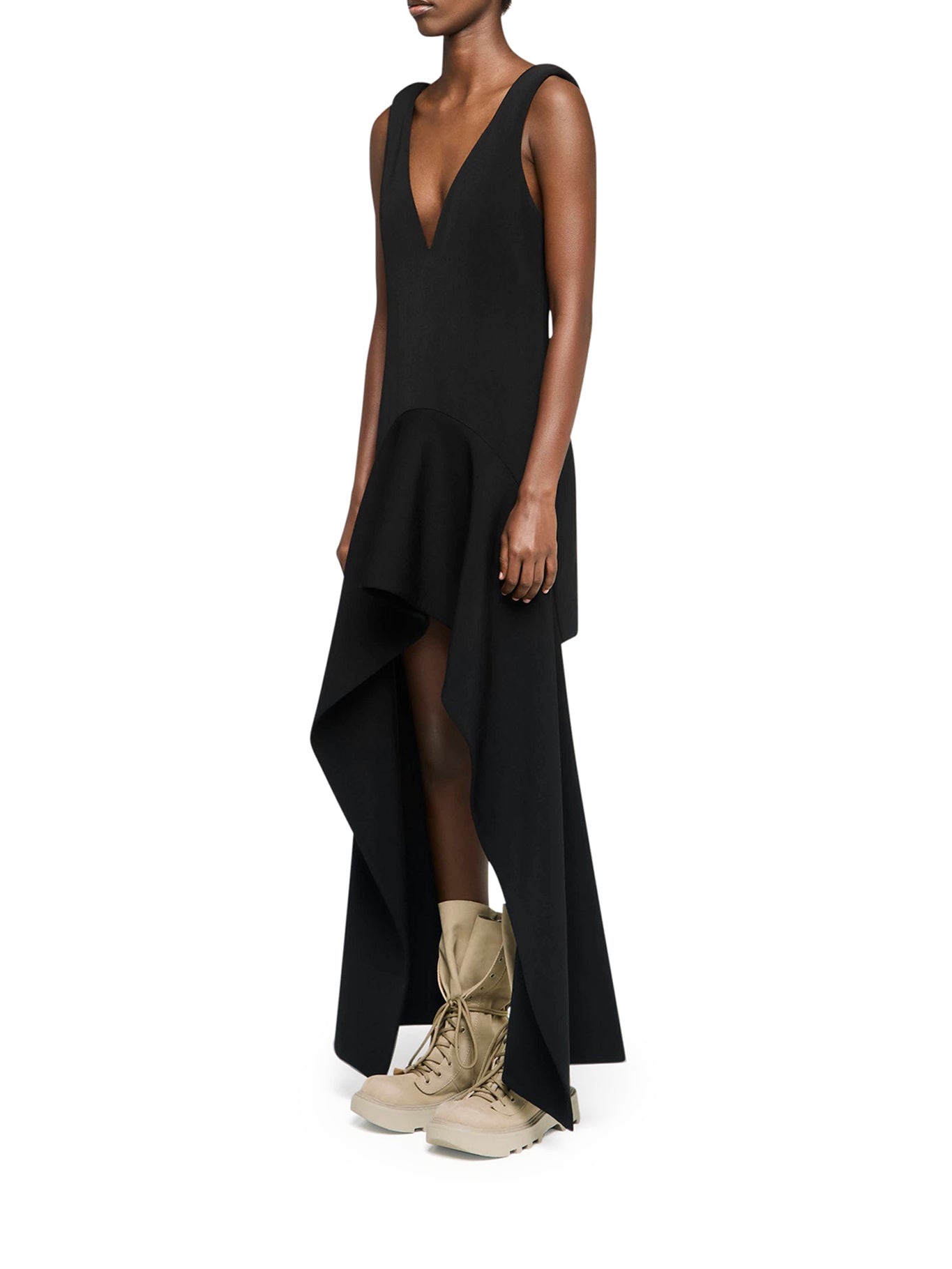 Elegant V-Neck Draped Mini Dress for Women - Perfect for Parties, Dates & Night Out