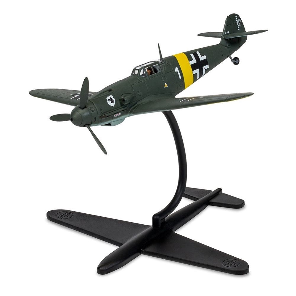 Airfix 55014 1/72 Messerschmitt Bf 109F-4 Starter Set - Plastic Model Kit for Beginners - Perfect for WWII Aircraft Enthusiasts & Scale Model Collectors - Great for Hobbyists, Gift Giving & Historical Displays