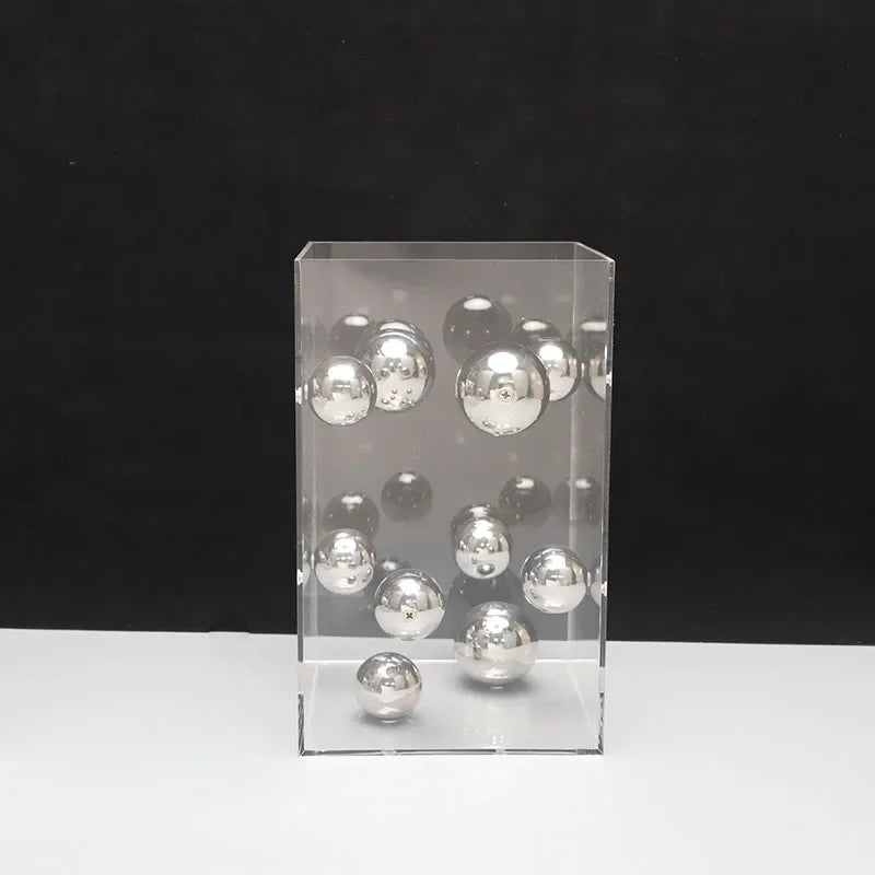 Modern Dot Art Cube - 3D Geometric Puzzle for Stress Relief & Home Decor | Perfect for Office, Living Room & Gifts