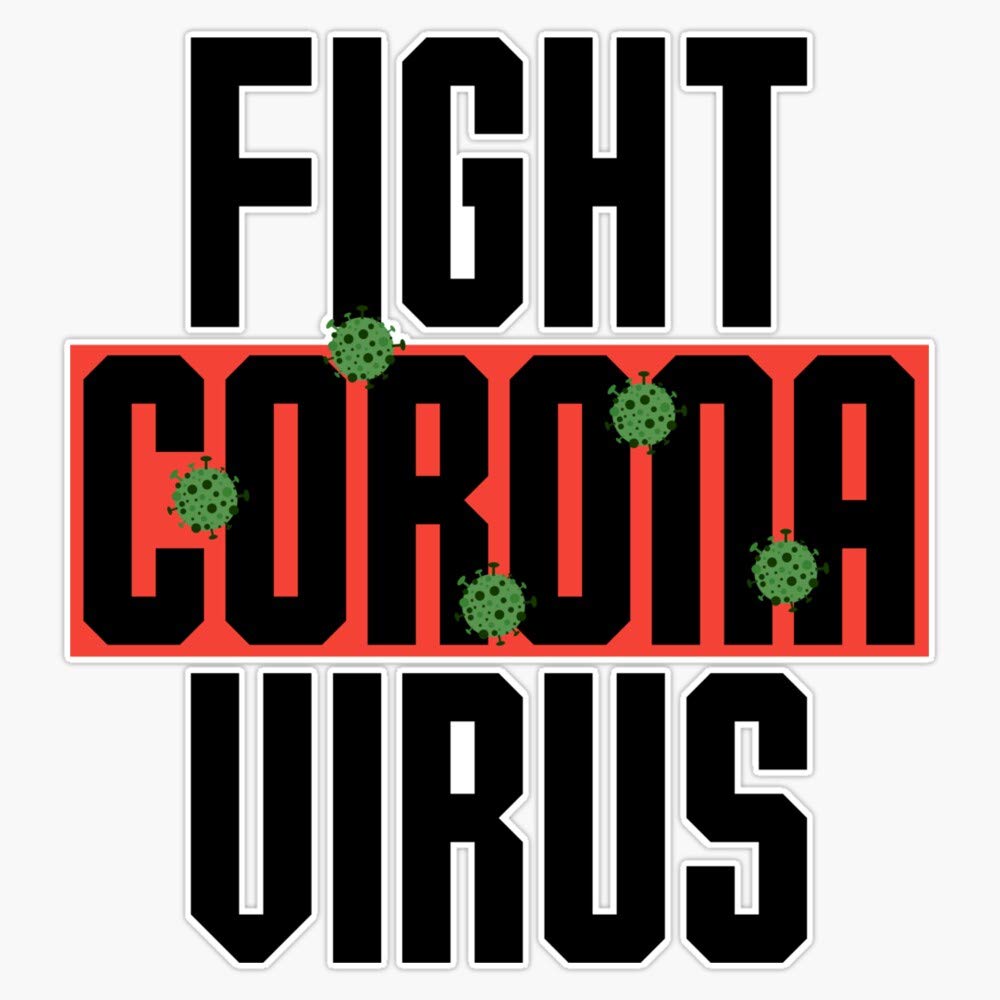 Anti-Coronavirus Vinyl Sticker 5