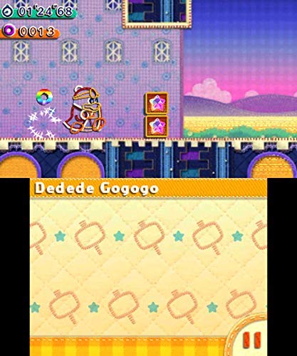 Kirby's Extra Epic Yarn - Nintendo 3DS Game (Renewed) | Fun Adventure Platformer for Kids & Adults | Perfect for Travel & Family Game Nights
