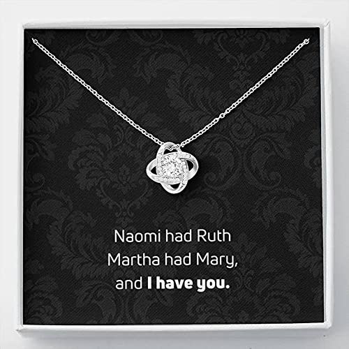WISHICIOUS - Naomi & Ruth Best Friend Necklace for Women, Soul Sister Jewelry Gift for Her, Sterling Silver Matching Necklaces for Sisters - Perfect for Anniversaries, Birthdays & Friendship Day Gifts
