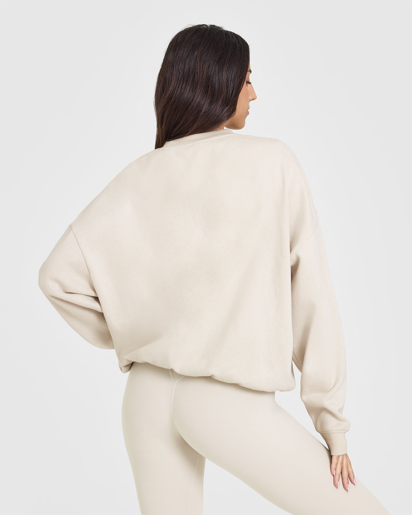 Premium Mid Weight Sweatshirt for Men & Women | Soft Cotton Blend Pullover | Sand Color | Perfect for Casual Wear, Layering & Outdoor Activities