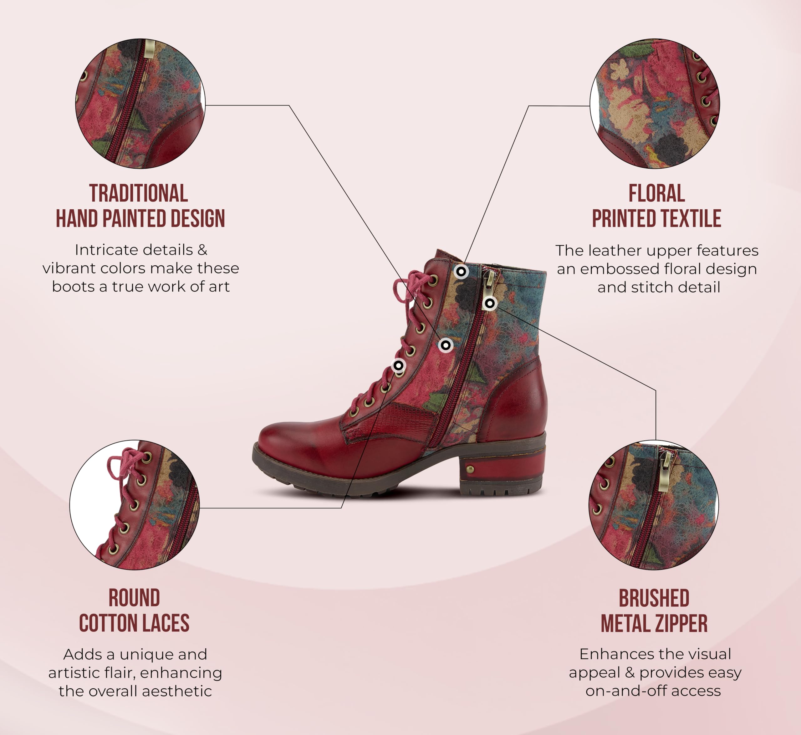 Spring Step L'Artiste Women's Marty Boots - Comfortable Ankle Boots for Women | Waterproof & Stylish Winter Shoes | Perfect for Casual Outfits, Office Wear & Outdoor Activities