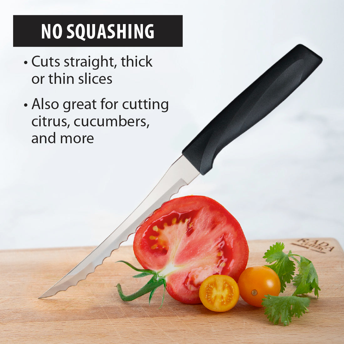 Premium Anthem Tomato Slicer - Stainless Steel Kitchen Tool for Perfect Tomato Slices - Ideal for Salads, Sandwiches, Burgers & Meal Prep