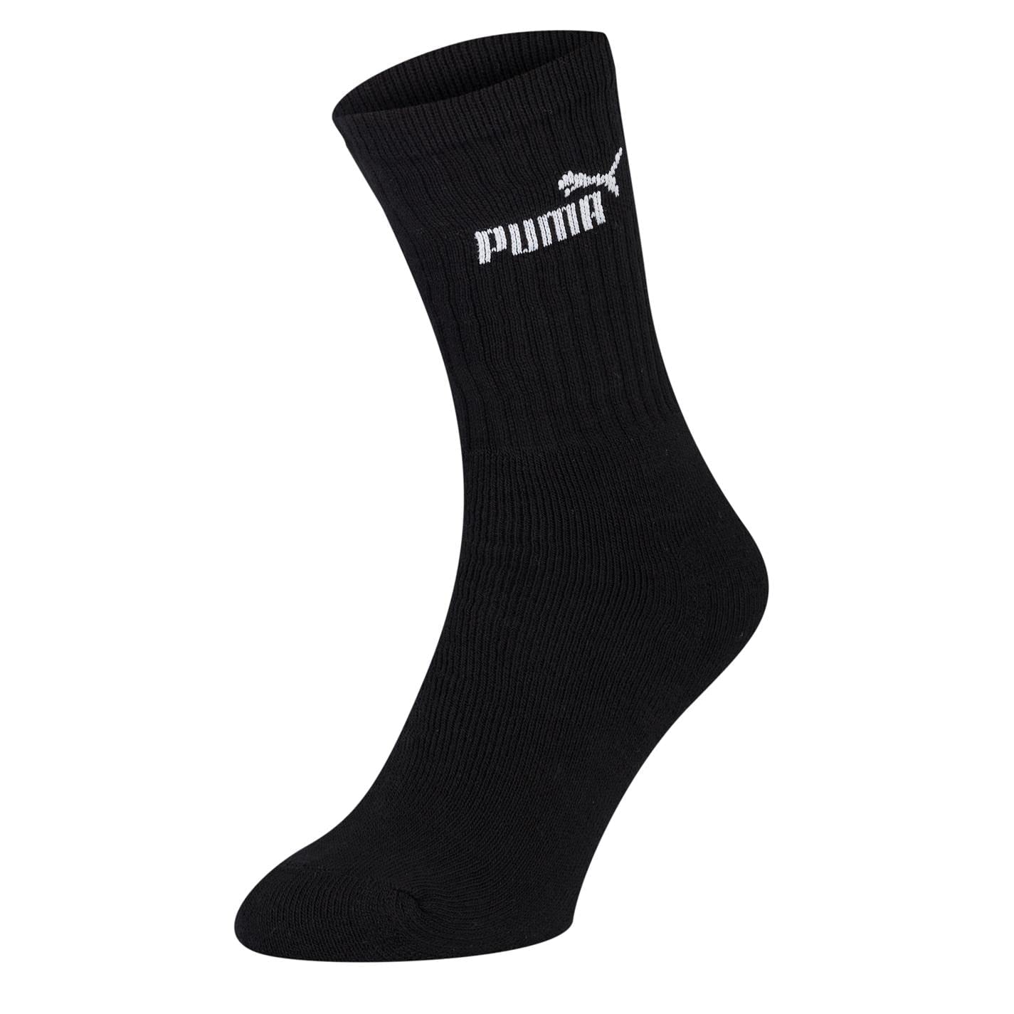 PUMA Men's 3-Pack Cotton Crew Socks - Athletic, Casual & Work Socks for Running, Gym & Everyday Wear