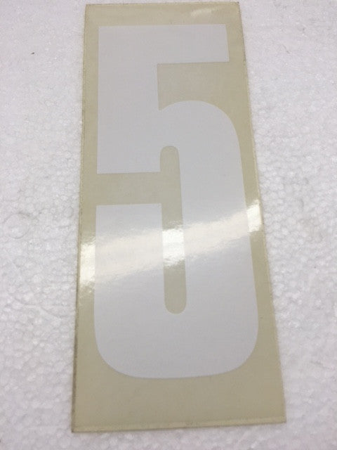 Number Stickers - White with Transparent Background for DIY Crafts, Scrapbooking, and School Projects