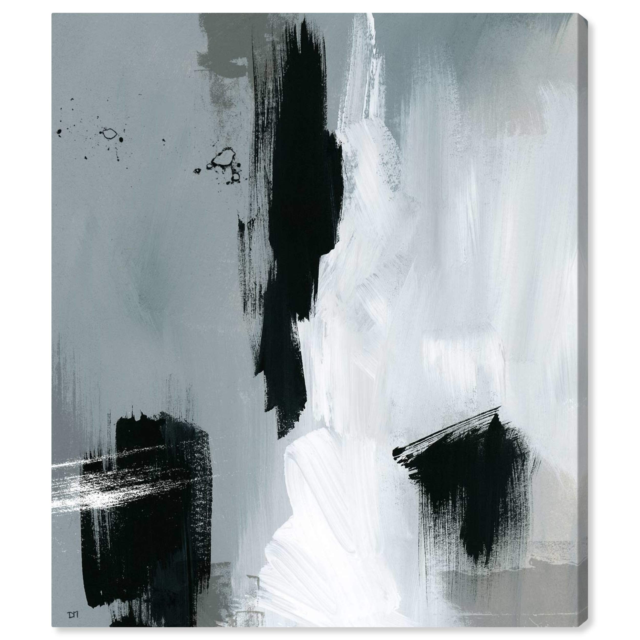 Abstract Wall Art Canvas Prints 'Deco Dos' - Modern Home Decor for Living Room & Bedroom - 30