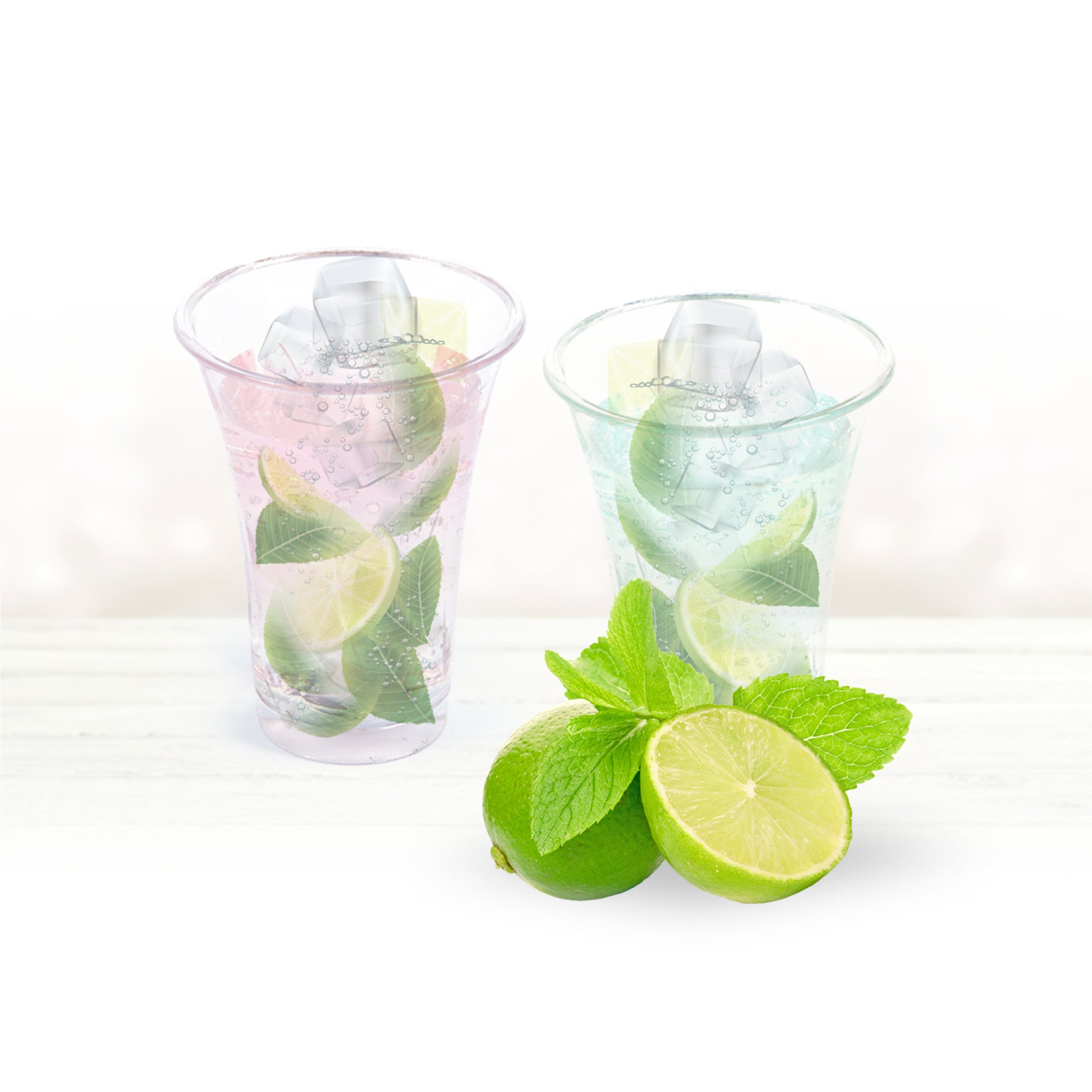 1.7 oz. Clear Mini Horn Cups - 10 Pack | Perfect for Cocktails, Shots & Party Favors