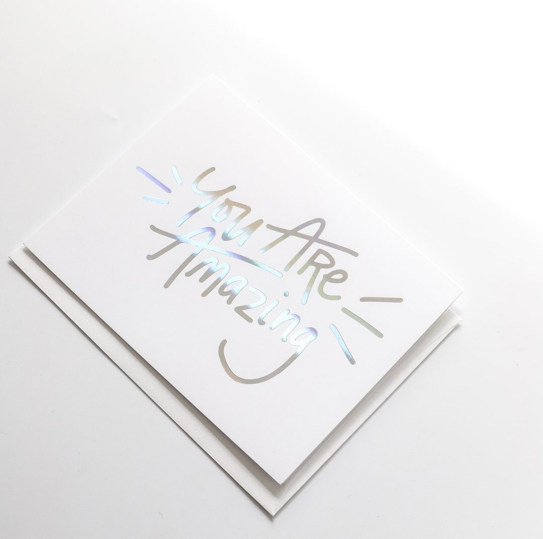 You Are Amazing Greeting Card - Heartfelt Message for Birthdays, Thank You & Encouragement - Perfect for Friends, Family & Coworkers