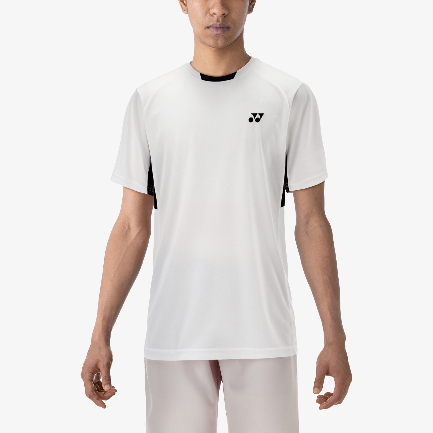 Yonex Men's Tennis Shirt 10810 - White | Moisture-Wicking Performance Top for Tennis & Badminton Players | Perfect for Tournaments & Training Sessions