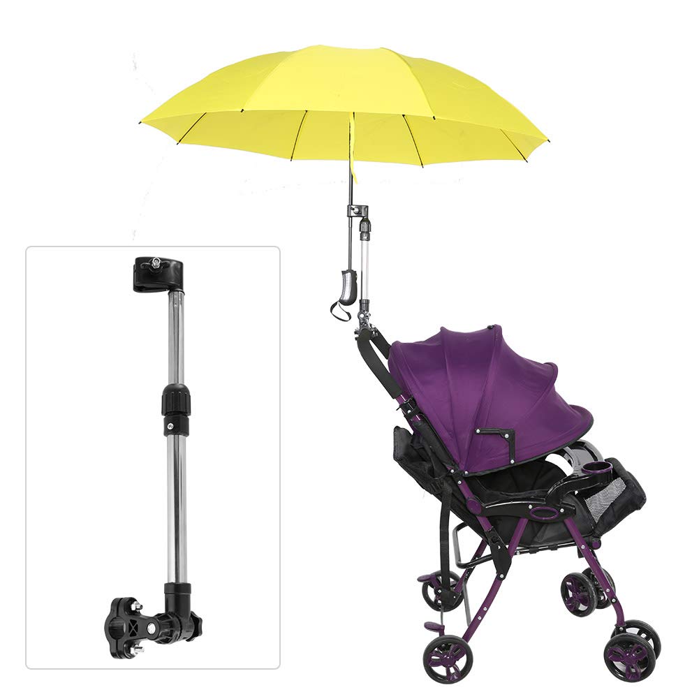 Premium Multifunctional Baby Stroller & Bike Umbrella Holder - Universal Adjustable Sunshade for Strollers, Bicycles, Wheelchairs (Perfect for Outdoor Walks, Park Visits & Family Outings)