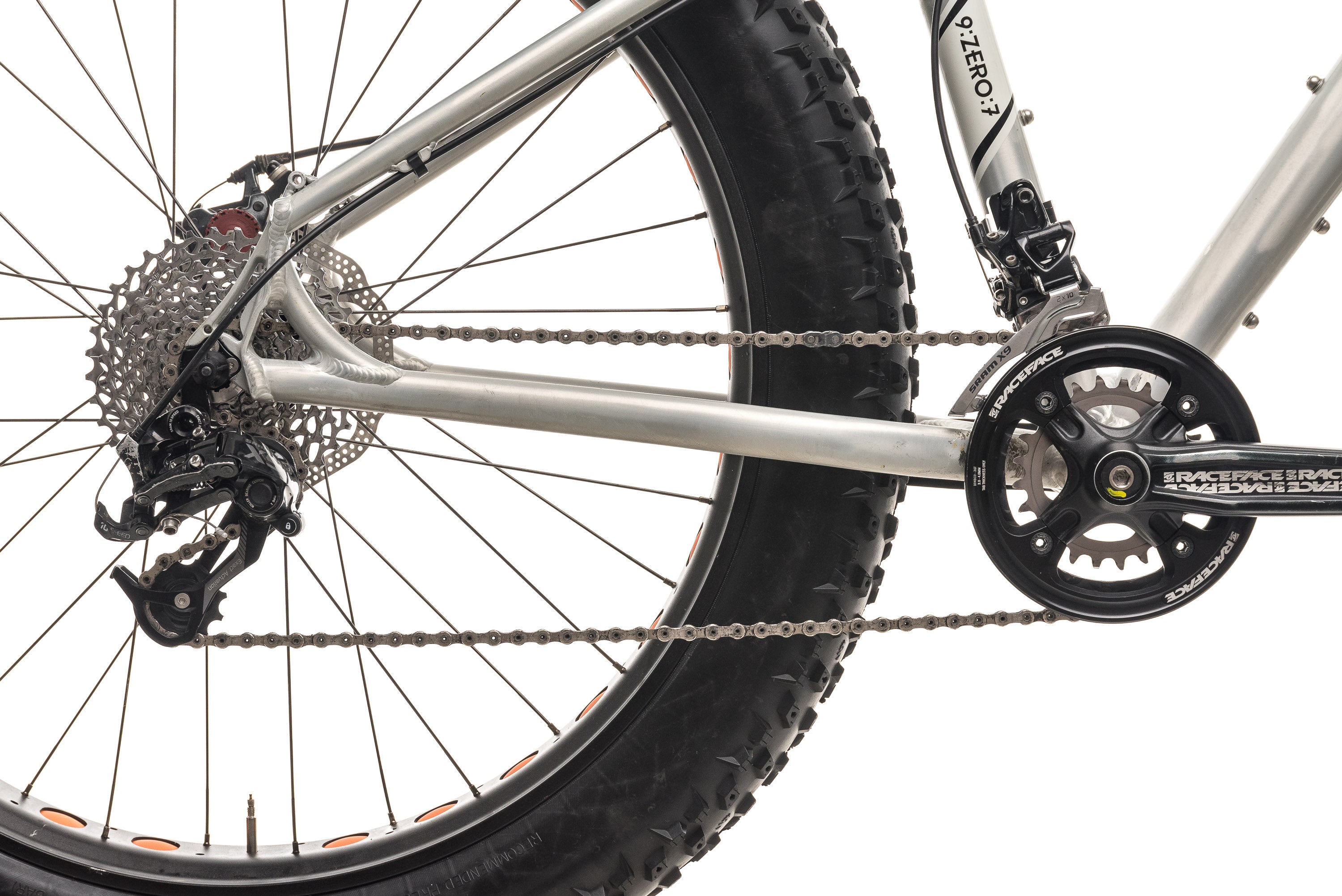 9:Zero:7 Whiteout AL Fat Bike 2016 - Medium Frame Size | Best for Snow, Sand & Off-Road Biking Adventures