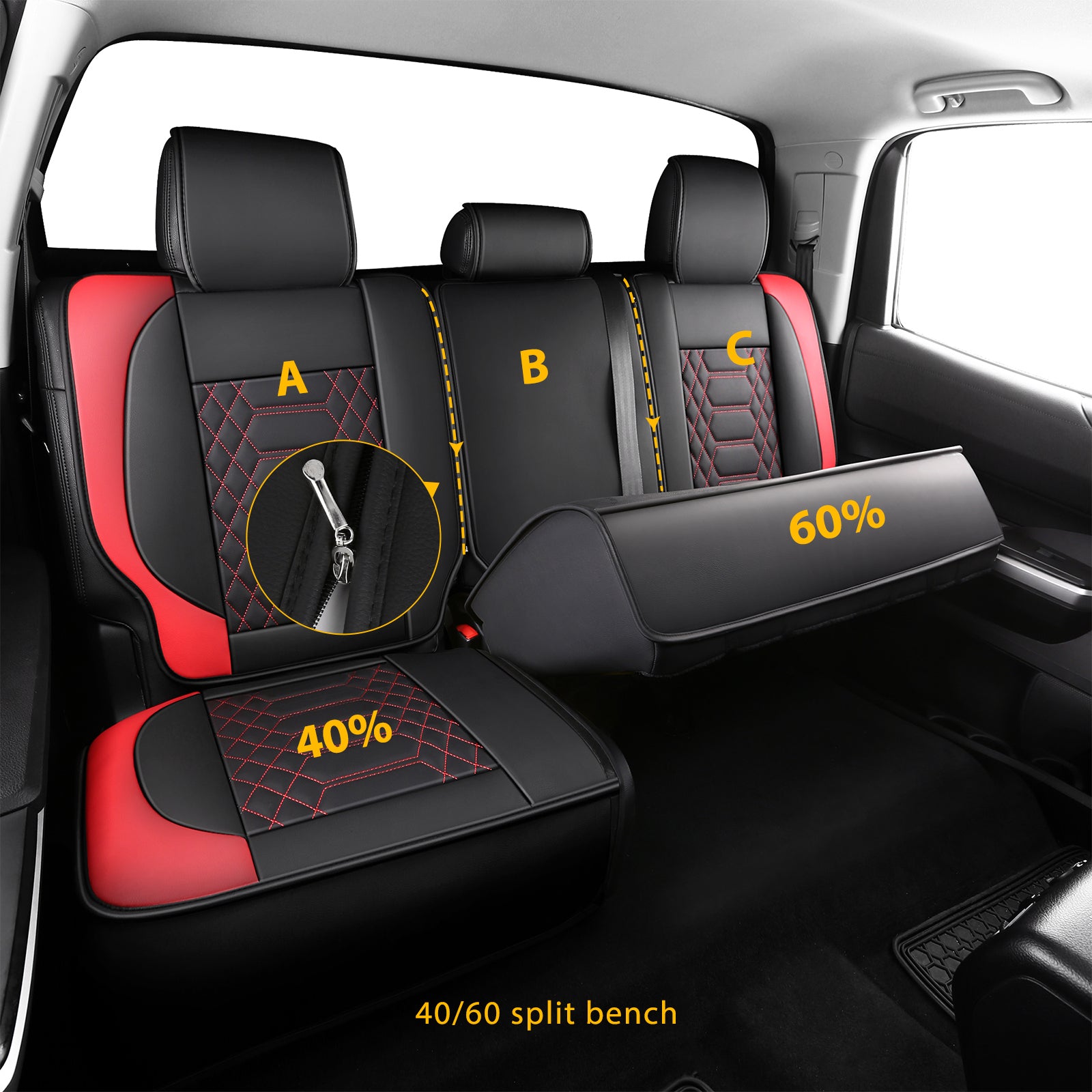 Toyota Tundra Universal Seat Covers 2007-2021 - Durable & Custom Fit for Pickup Trucks - Perfect for Road Trips & Outdoor Adventures