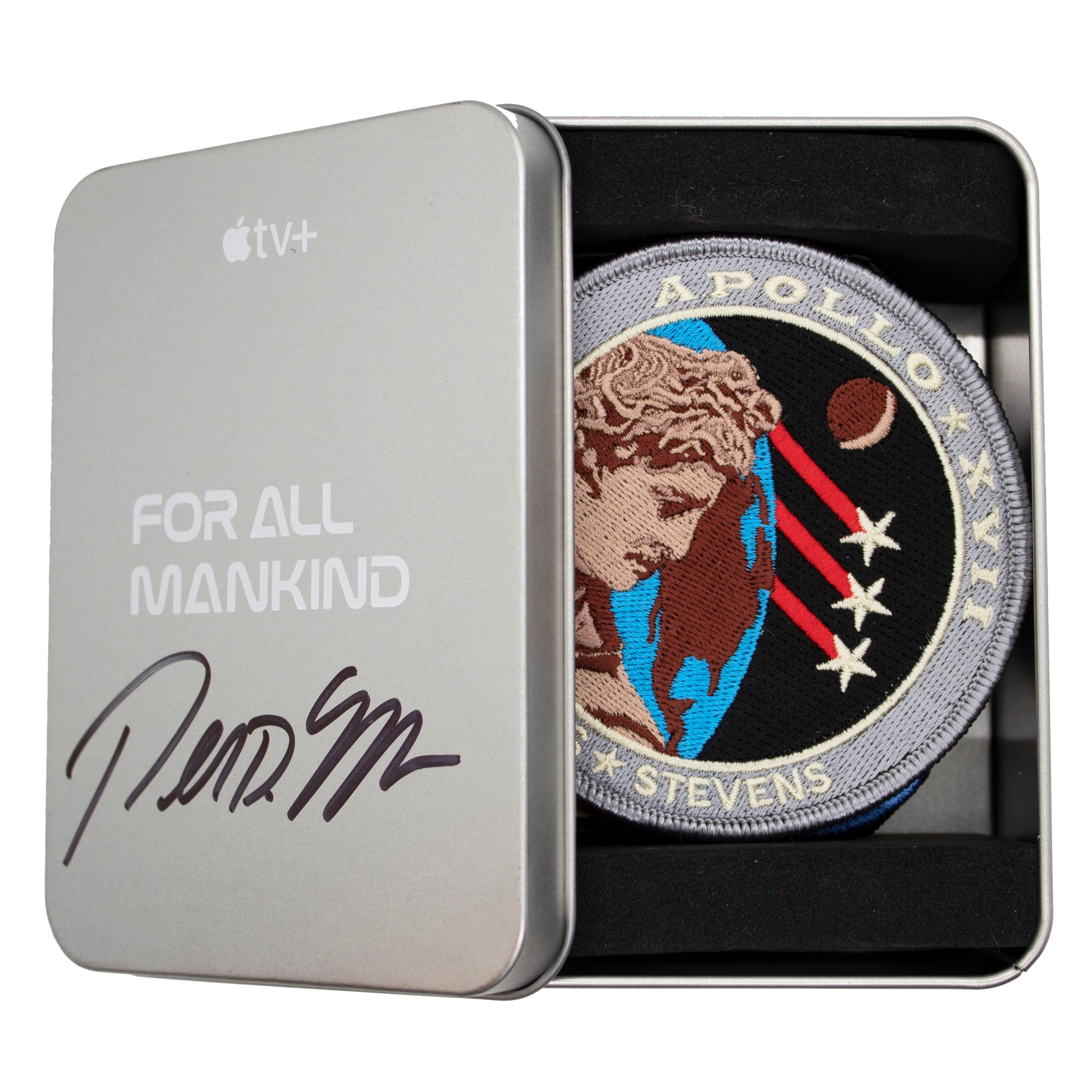For All Mankind Season 1 Collectible Patches Set with Ronald D. Moore Autograph - Limited Edition NASA-Inspired TV Show Memorabilia for Fans & Space Enthusiasts