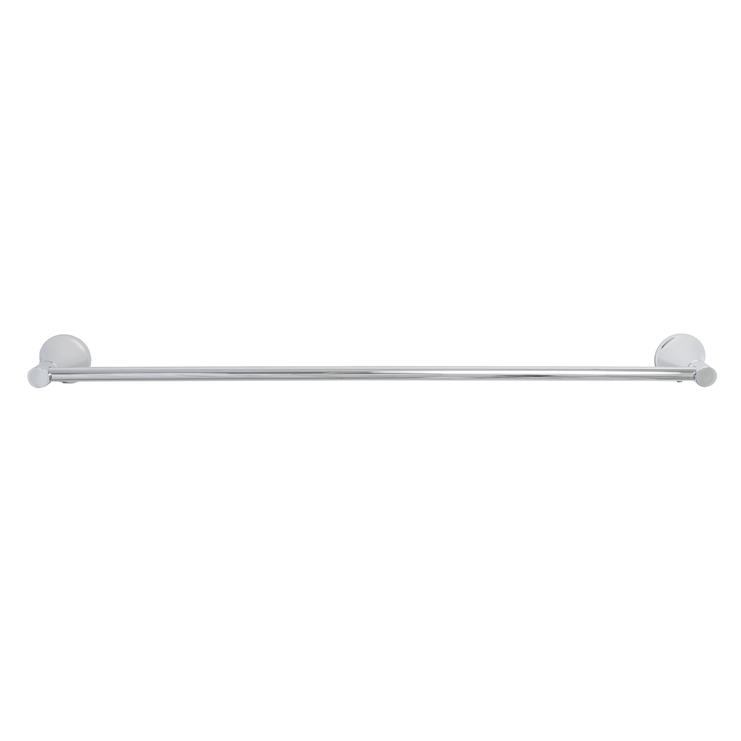Italia Collection LV4SET Chrome Bathroom Hardware Set - Modern Faucet, Towel Bar, Soap Dispenser & Toilet Paper Holder for Bathroom & Powder Room Upgrade