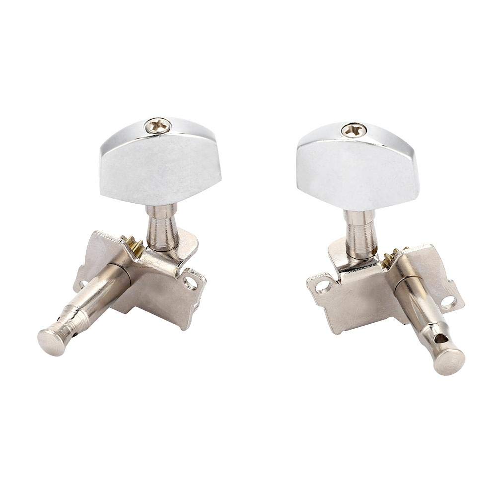 Premium Mxtech 1:14 Copper Alloy Ukulele Machine Heads - Classical Style Tuning Pegs for Guitar & Ukulele String Maintenance (Acouto01853) | Perfect for Professional Musicians & DIY Instrument Repair