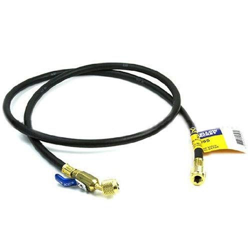 Yellow Jacket 29595 Plus II 60-Inch Black Replacement Hose (4-Pack) - Perfect for HVAC Refrigerant Charging, AC Repair & Maintenance