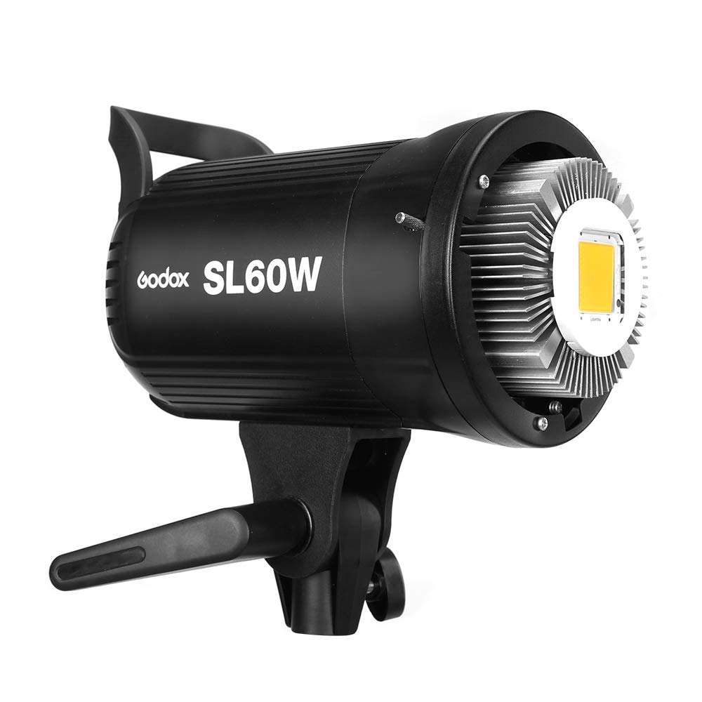 GODOX SL-60W 5600K LED Video Light Kit with Softbox, Light Stand & Honeycomb Grid - 60x60cm Studio Lighting for Photography, YouTube Videos, Live Streaming (2-Pack)