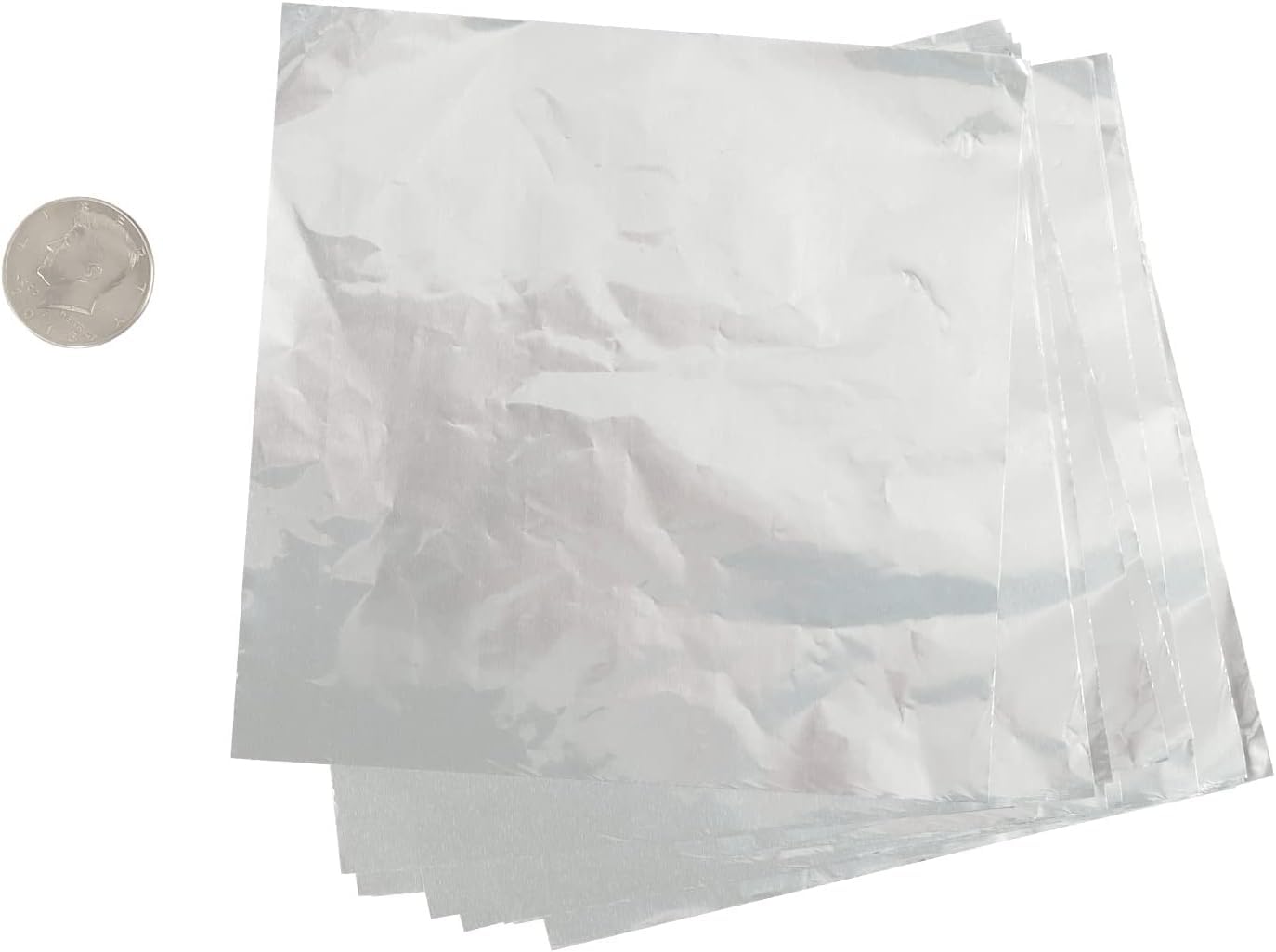 Premium Aluminum Foil Chocolate Wrappers - 8cm x 8cm (3.15