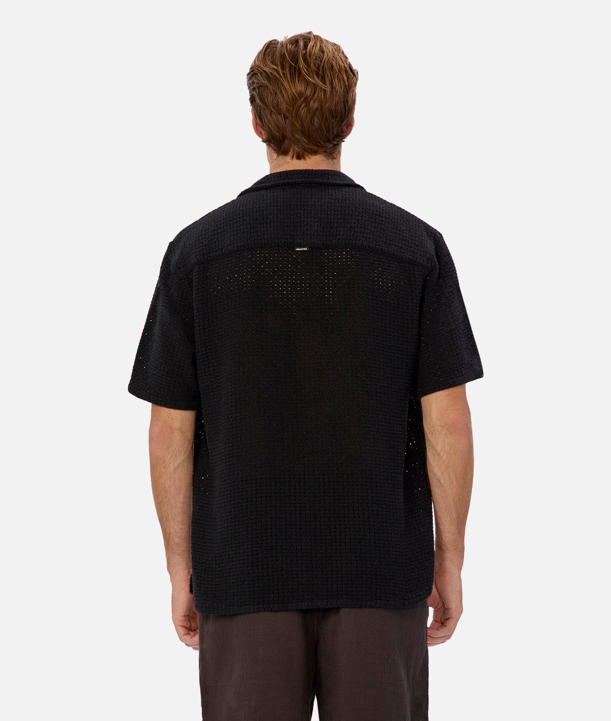 Egnazia Short Sleeve Shirt for Men - Classic Black Cotton Casual Tee | Perfect for Everyday Wear, Office & Outdoor Activities