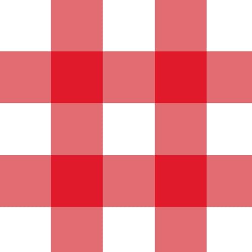 Red Gingham Checkered