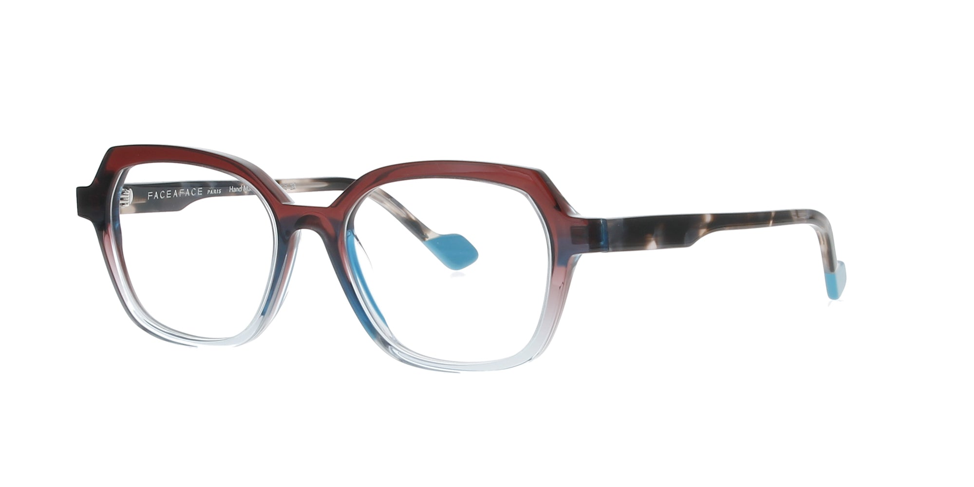 Face A Face Kanji 2 - Stylish Unisex Eyeglasses Frames | Modern Geometric Design for Men & Women | Perfect for Work, Reading & Fashion Accessories