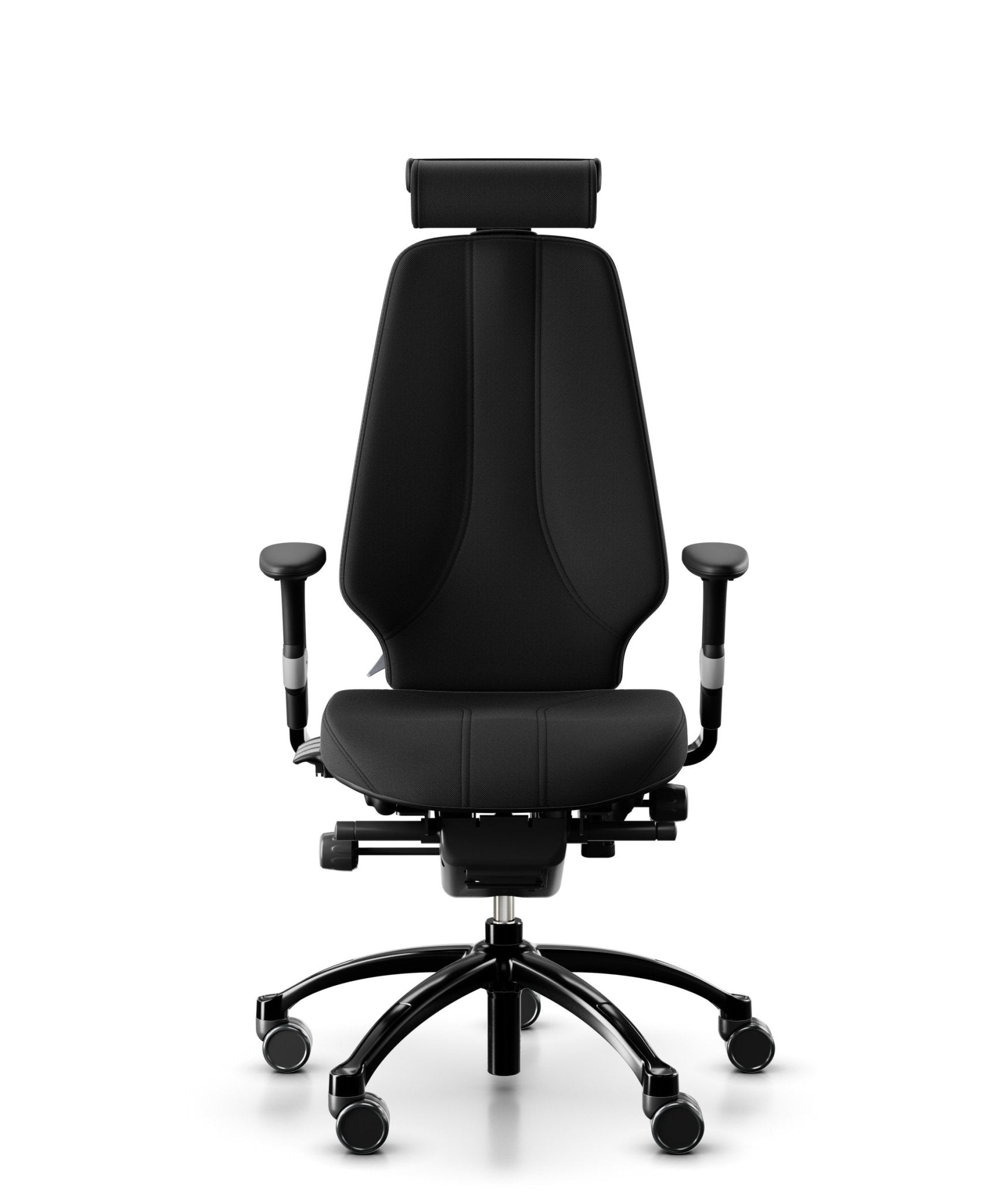 RH Logic 400/3559 Elite Ergonomic Office Chair - Adjustable Lumbar Support & Breathable Fabric in Black (Model NEX13) | Perfect for Home Office, Gaming & Workspace Comfort