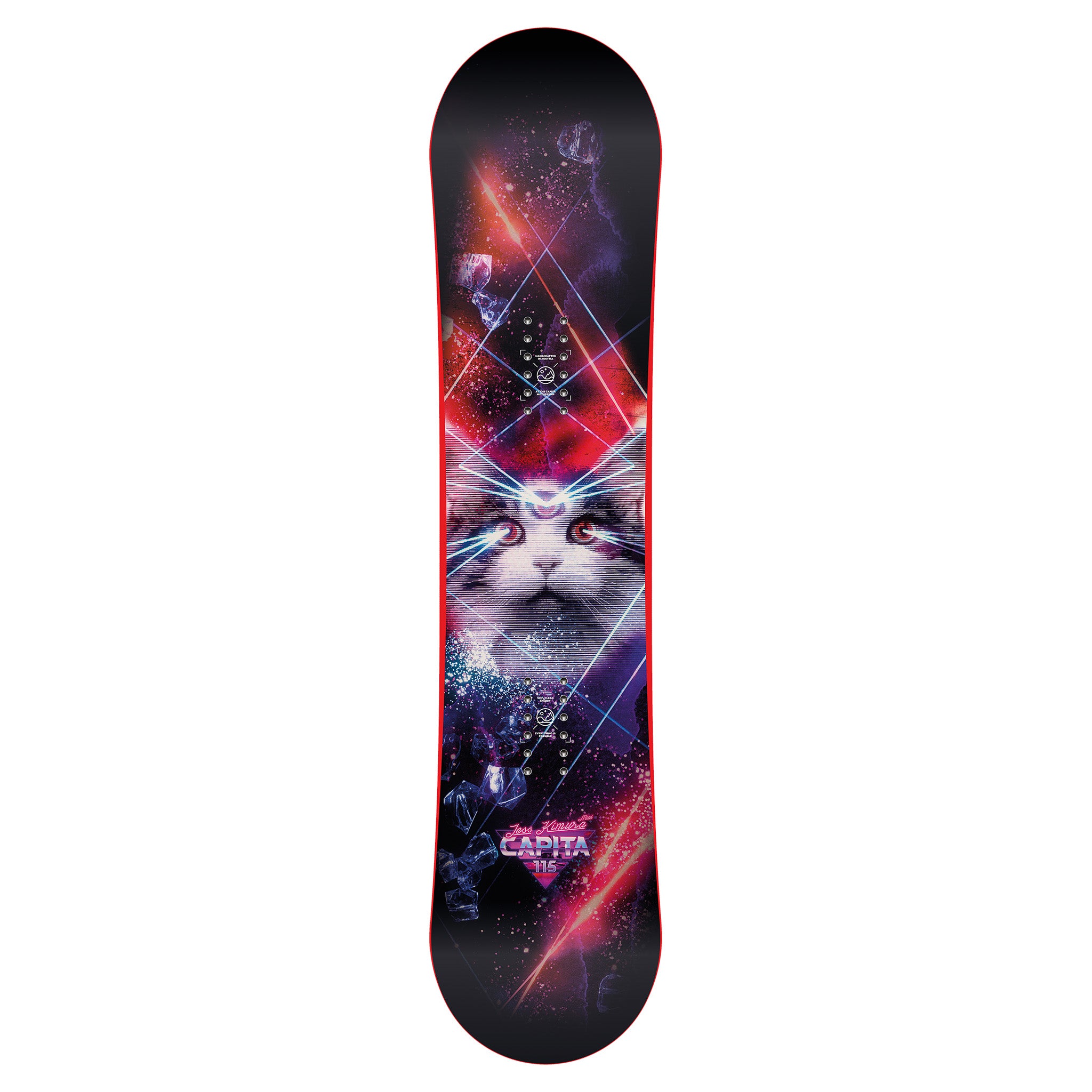 CAPiTA Jess Kimura Mini Snowboard 2025 - Kids & Youth Snowboard for Beginners | Perfect for Park Riding, Freestyle & Learning Snowboarding Skills