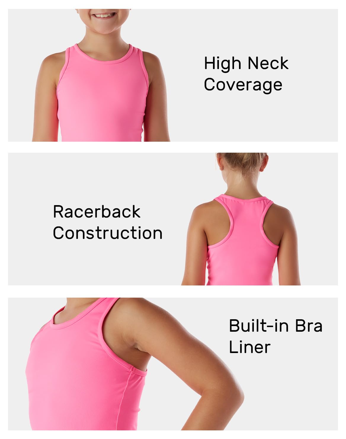 Liakada Women's Basic Tank Top - Breathable & Stretchy for Dance, Gym, Yoga, Cheerleading | Perfect Workout & Athletic Wear for Active Lifestyles
