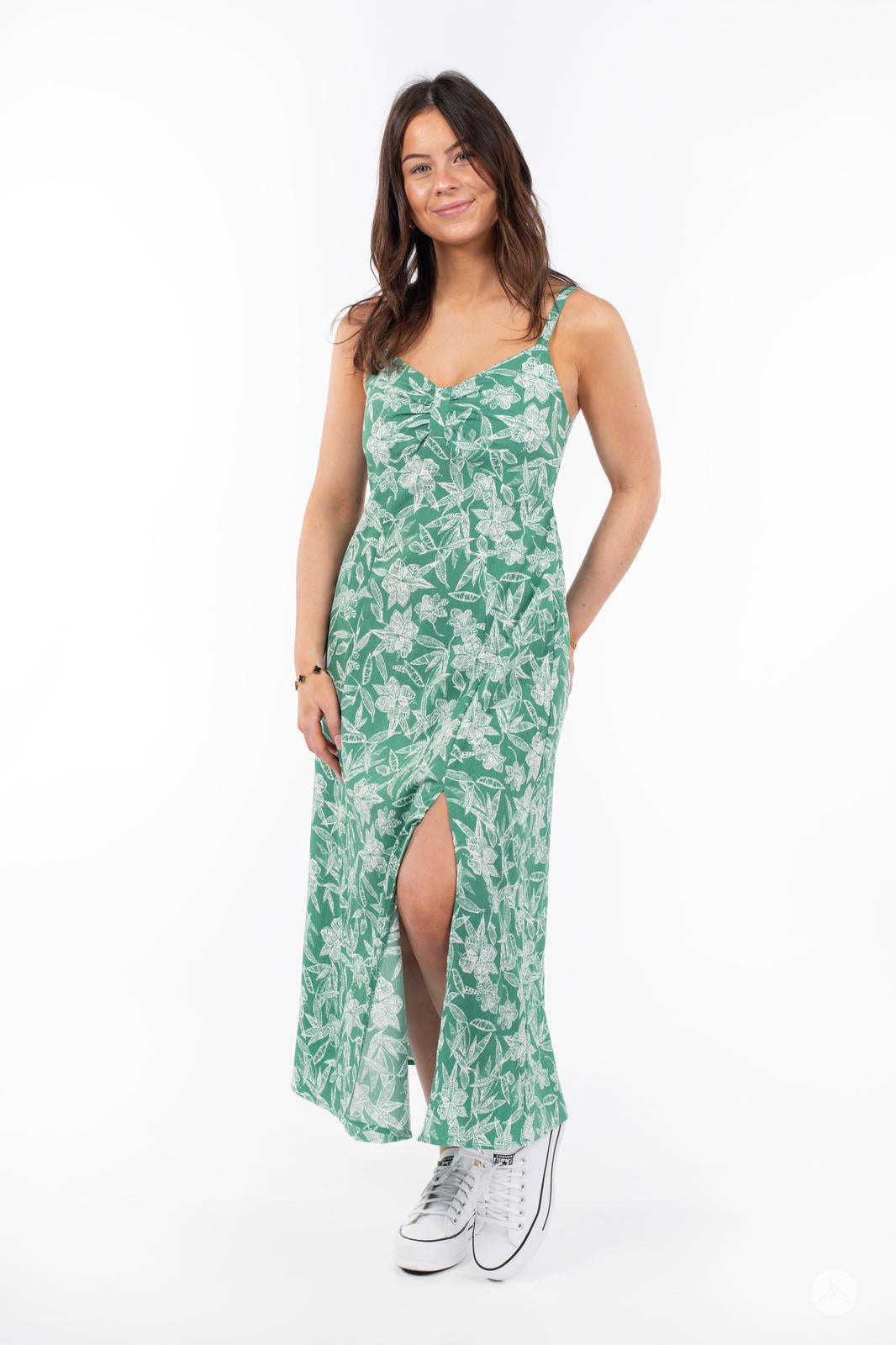 Floral Print Sundress for Women - Lightweight Summer Dress with Pockets, Beach Cover Up, Casual Boho Dress for Vacation, Outdoor & Party Wear