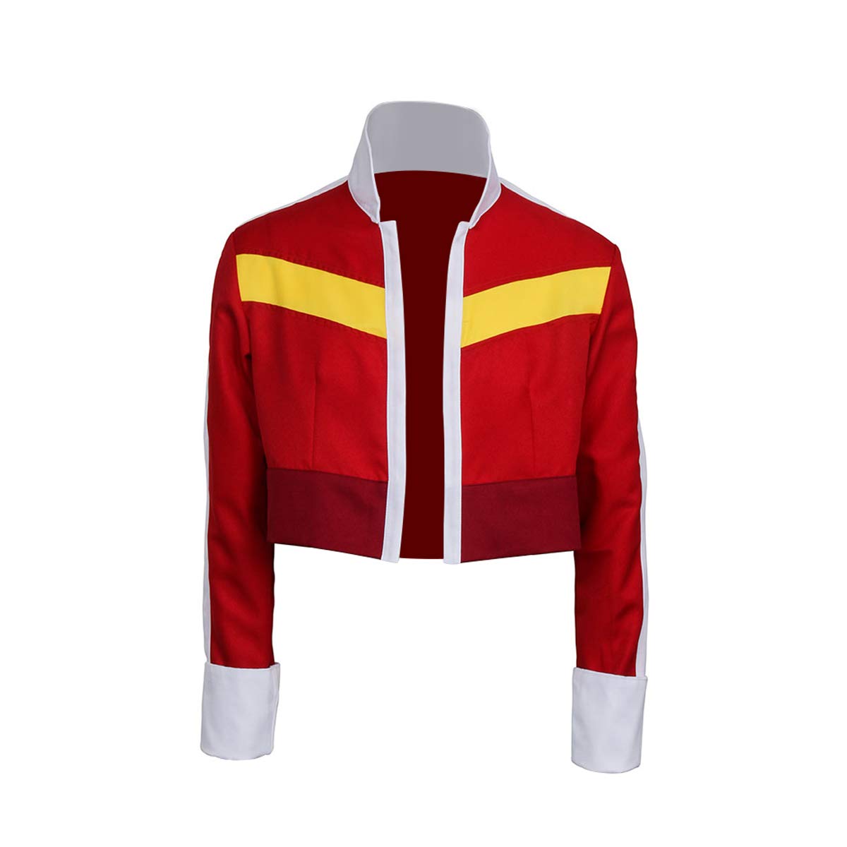 Partyever Red Paladins Jacket - Medieval Knight Costume for Halloween Cosplay, LARP, Renaissance Fairs & Fantasy Themed Parties