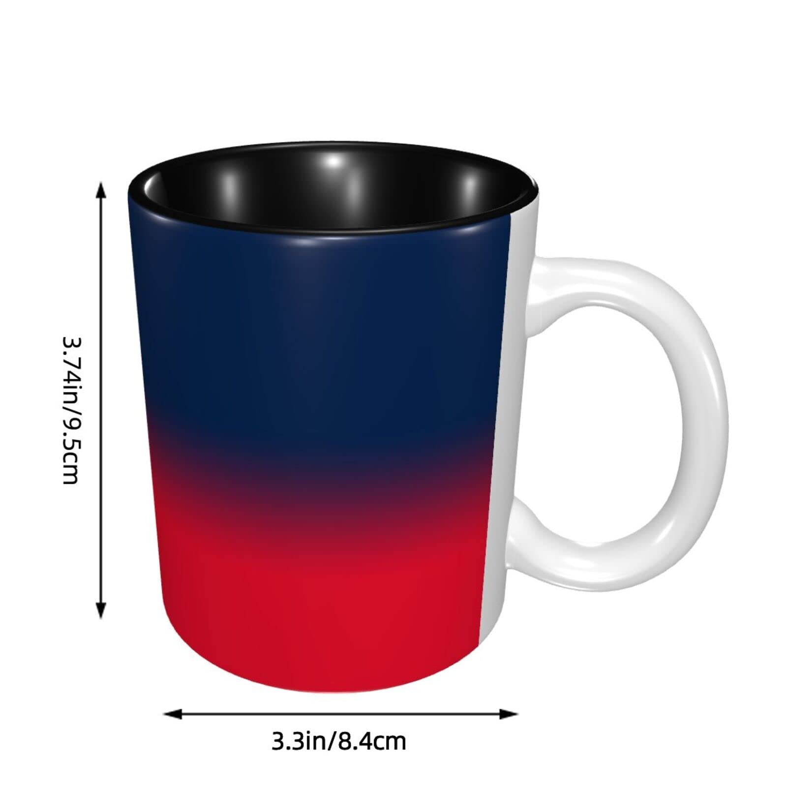 Personalized Baseball Coffee Mug - Custom Ceramic Cup with Handle, Add Name & Number, Team Colors - Great Gift for Baseball Fans, Men & Women - Perfect for Home, Office, or Game Day Use