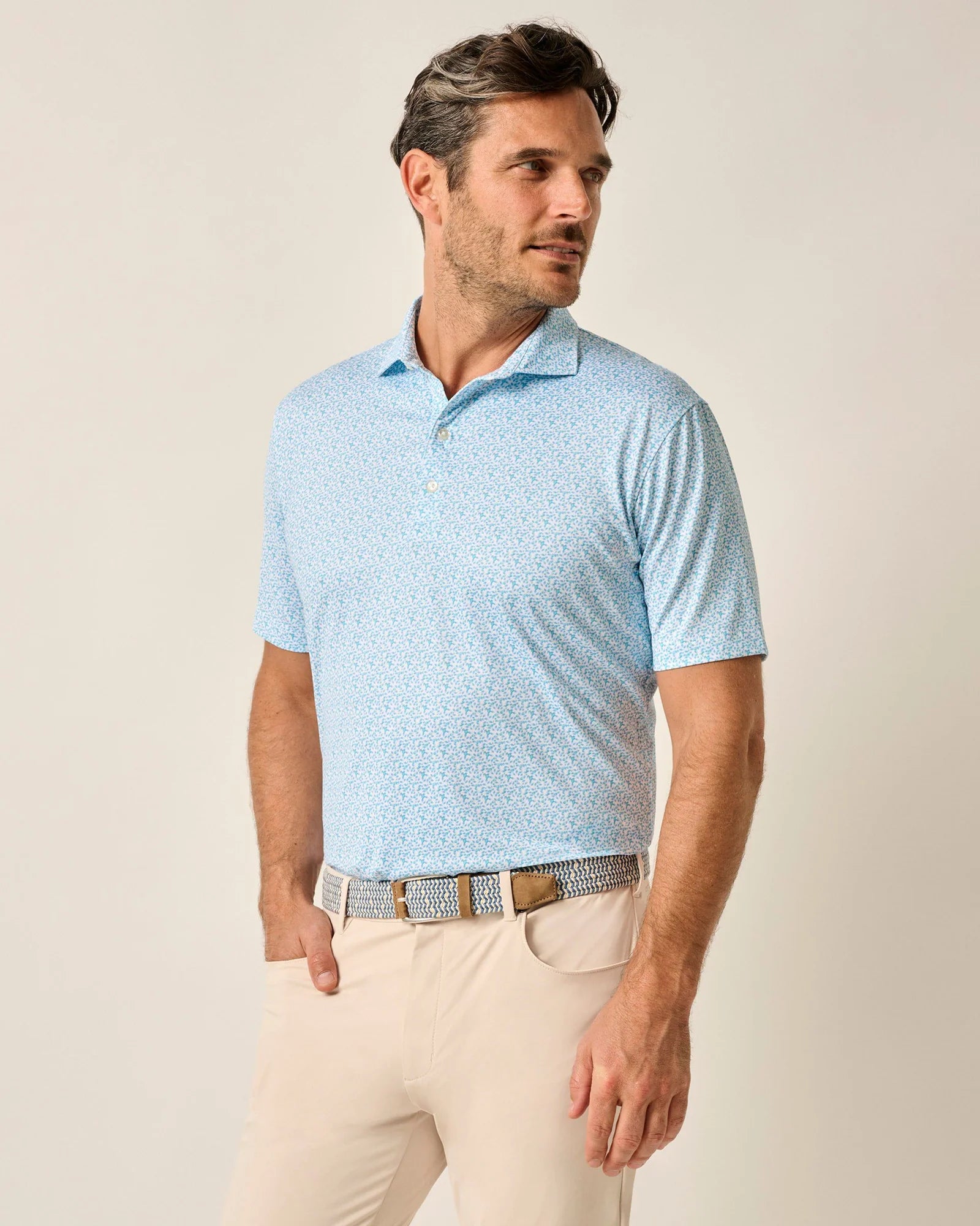 Johnnie O Springwood Prep Performance Polo Shirt for Men - Breathable & Comfortable Golf & Casual Wear - Perfect for Golf, Tennis & Business Casual Outfits