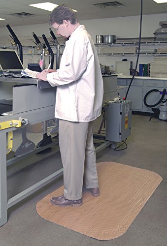 Premium Anti-Fatigue Comfort Mat - American Floor Mats Hog Heaven Marble Top Nitrile Rubber Midnight Swirl 3' x 6' 7/8 Inch - Ideal for Kitchens, Garages & Workstations
