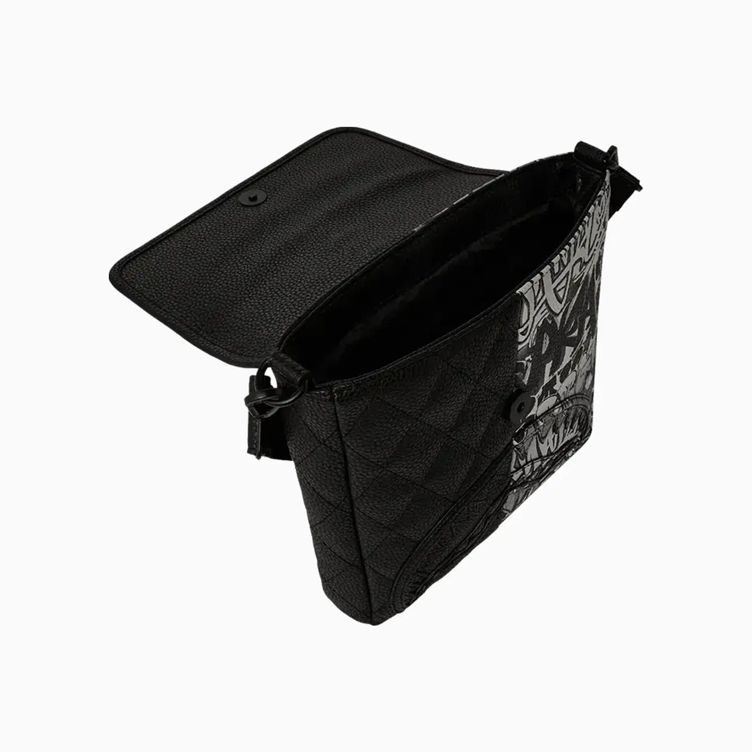 Dark Wave Messenger Bag for Men & Women - Waterproof Crossbody Shoulder Bag - Perfect for Work, Travel & Daily Commute