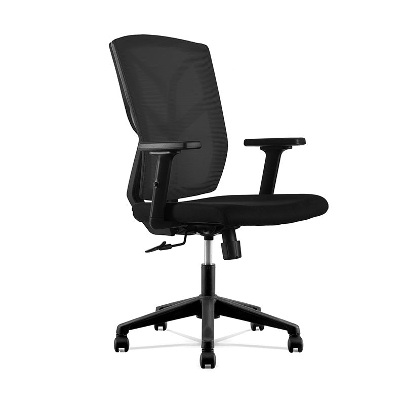 Premium SVEN High Back Ergonomic Office Chair - Black | Adjustable Lumbar Support & Tilt Function | Ideal for Home Office, Gaming & Workspace Comfort