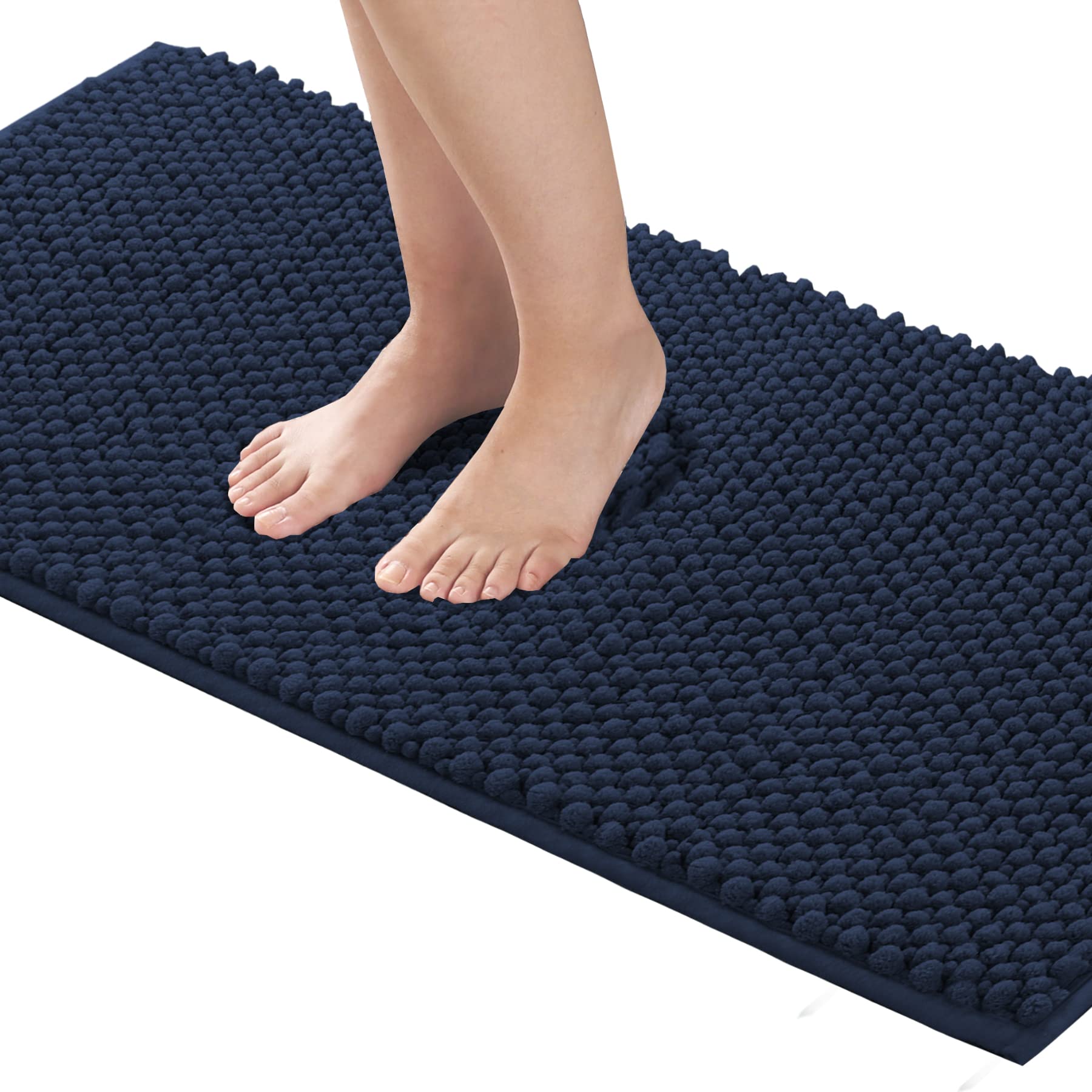 Non-Slip Chenille Bath Mat - Ultra Plush 47