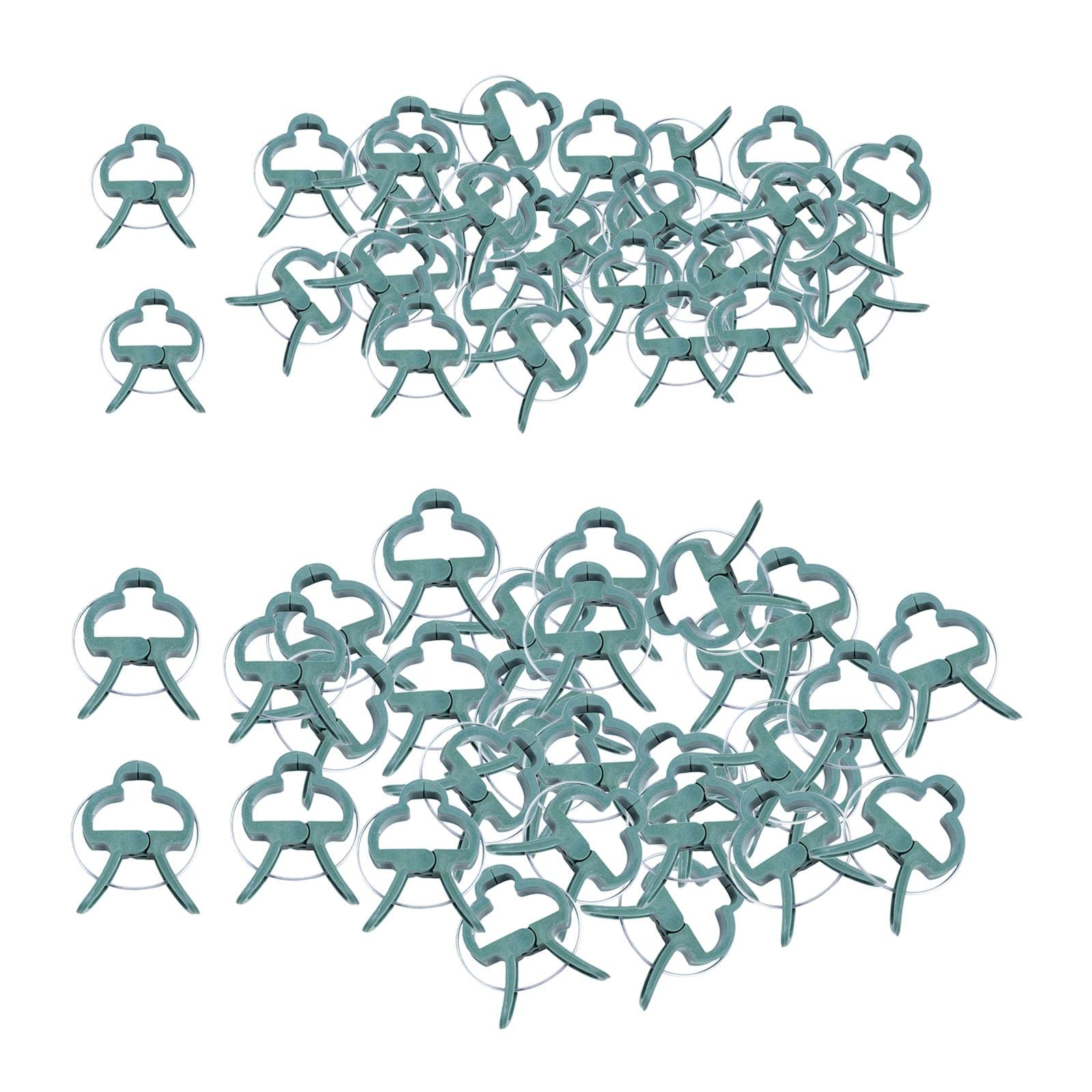 Bddalpke Plant Clips - 20Pcs Garden Clips for Tomato, Fruit, Vegetable & Orchid Plants - Durable Plant Support Clips for Greenhouse, Grow Tunnels & Indoor Gardening
