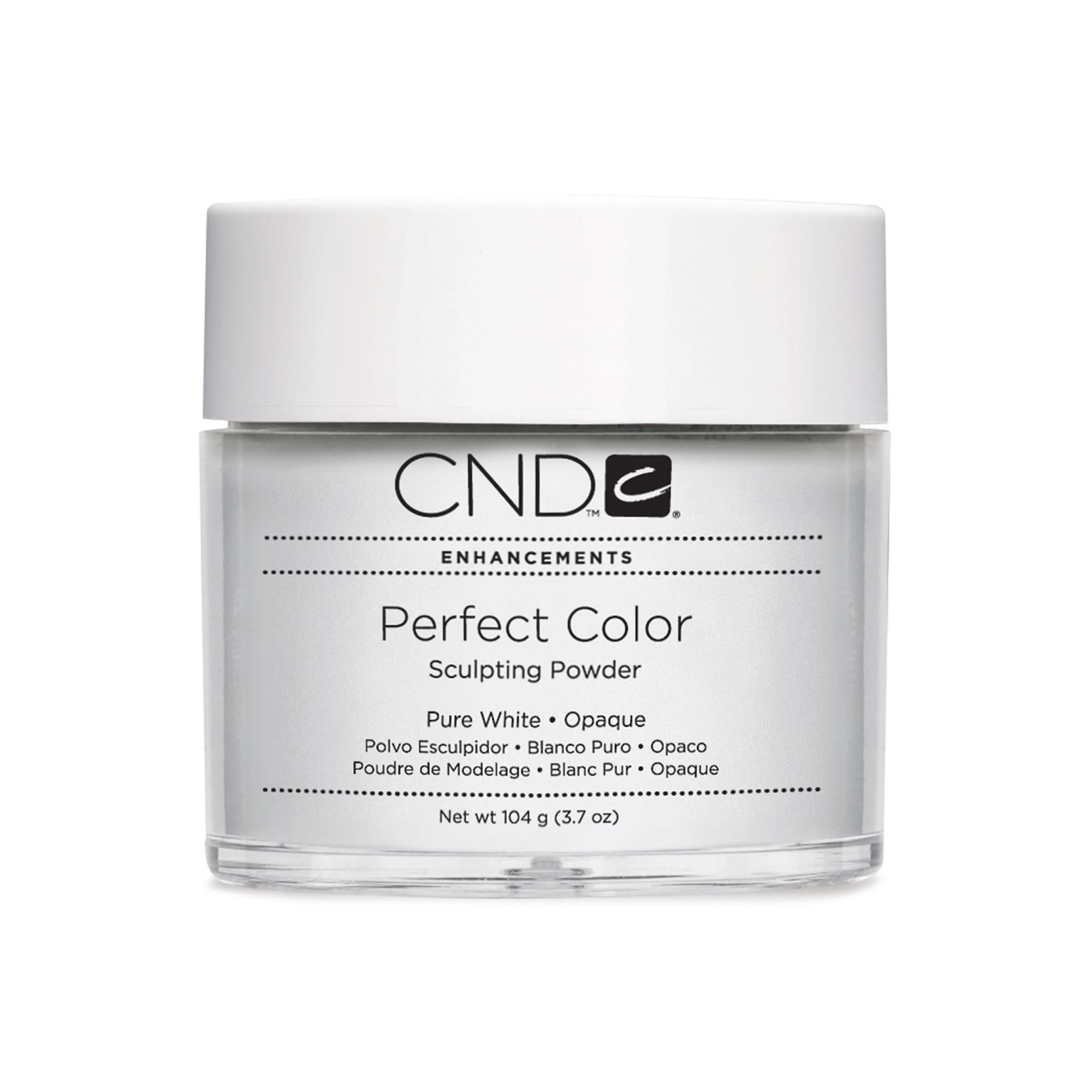 CND Enhancements Perfect Color Sculpting Powder - 3.7 fl oz Nail Sculpting Powder for Professional Salon & DIY Nail Art - Long-Lasting & Easy to Apply for Gel & Acrylic Nails