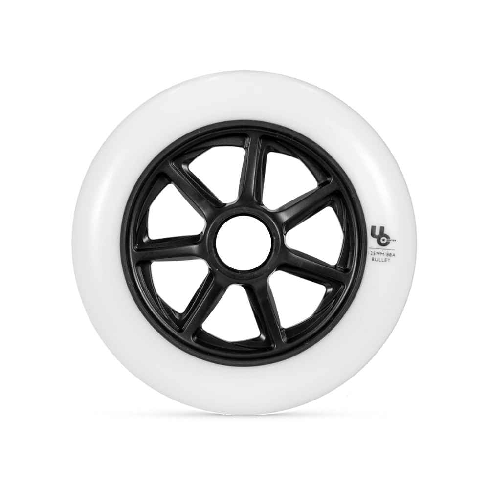 Undercover Team 125mm/88a Skateboard Wheels - High Performance Single Wheel for Street Skating, Park Riding & Cruising