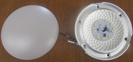 12V Ultra Bright LED Mushroom Ceiling Light - Round 3.5 Inch Surface Mounted for Kitchen, Bathroom & Closet Lighting