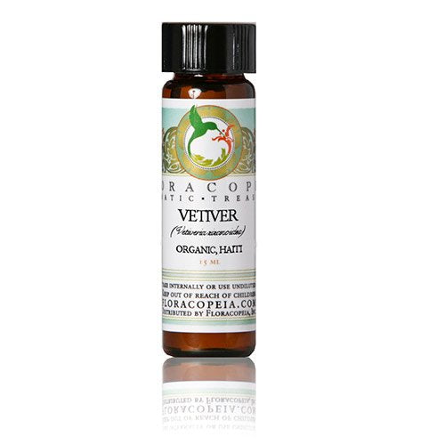 Floracopeia Vetiver Essential Oil, 1/2 oz (15 ml) - Pure & Natural Aromatherapy Oil for Relaxation, Stress Relief & Skin Care | Perfect for Diffusers, Massage & DIY Beauty Products