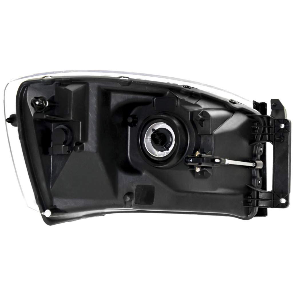 2007-2009 Dodge Ram 3500 Headlight Assembly Pair - Driver & Passenger Side with Bulbs - Replacement for CH2502180 CH2503180 | Perfect for Night Driving & Off-Road Adventures